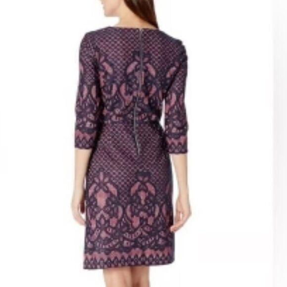 NWT Gabby Skye - Quarter Sleeve Heather
Print Sheath Dress - Picture 4 of 10